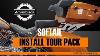 Softail Tour Pack Install Advanblack Color Matched Tour Packs