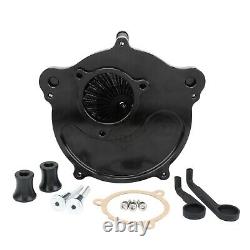 Spike Black Air Cleaner Filter Intake Kit For Harley Touring Road Glide Softail