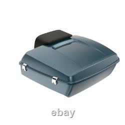 Spruce Chopped Tour Trunk Pack Luggage Fits Harley Street Road King 1997+