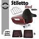 Stiletto Red King Tour Pack Pak Trunk Luggage For Harley Flhr Flhxs Fltrx 1997+