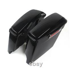 Stretched Extended Hard Saddlebag for Harlay Touring Electra Road Glide 2014-UP