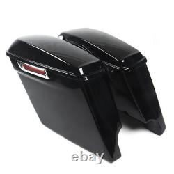 Stretched Extended Hard Saddlebag for Harlay Touring Electra Road Glide 2014-UP