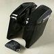 Stretched Extended Saddlebags With Speaker Grill For Harley Touring Flt 2014-2019