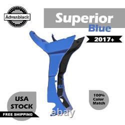 Superior Blue Fairing Spoiler Kit For Harley Davidson Touring Road Glide 2017+