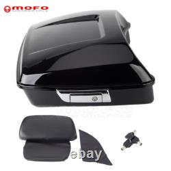 Tour Pack Trunk Backrest For Harley Electra Street Road Glide Roadking 2014-2023