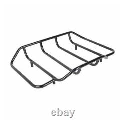 Tour Pak Pack Luggage Top Rack Rear Black Fit For Harley Touring Chopper Razor