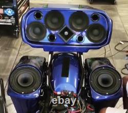 Tour pack Harley Davidson Bagger competition Series Stereo