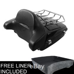 Trunk Speaker Saddlebags CVO Rear Fender Seat For Harley Tour Pak Touring 14-Up