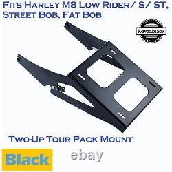 Two-Up Tour Pack Mount Fits for Harley M8 Low Rider/ S/ ST, Street Bob, Fat Bob