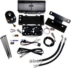 UltraCool Black Oil Cooler Kit 09-16 Harley-Davidson Touring Bagger RF-2G
