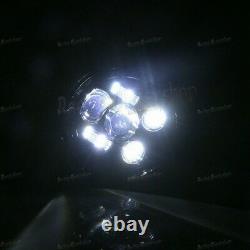 Universal LED Bullet Motorcycle Head Light Headlight Custom For Harley Touring