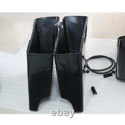 Unpainted 5 Stretched Extended Hard Saddlebags For Harley Touring 1993-2013 94