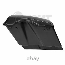 Unpainted 5 Stretched Extended Hard Saddlebags For Harley Touring Models 93-13