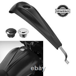 Unpainted Dash Fuel Console Gas Tank Cap Cover Fits Harley Street Road Glide 08+
