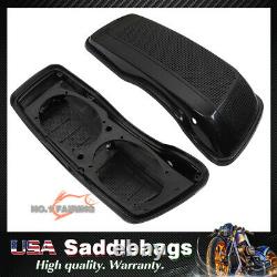 Unpainted Dual 6x9 Speaker Saddlebag Lids For 2014+ Harley Davidson Touring Lid