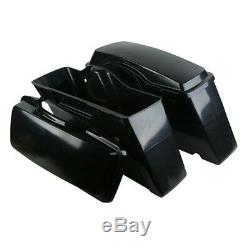 Unpainted Hard Saddle bags Saddlebags For Harley Touring Street Road Glide 94-13