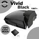 Vivid Black For 97+ Harley/softail Advanblak Rushmore Razor Tour Pak Pack Pad