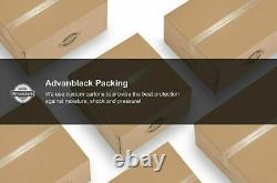 VIVID BLACK For 97+ Harley/Softail Advanblak Rushmore Razor Tour Pak Pack Pad