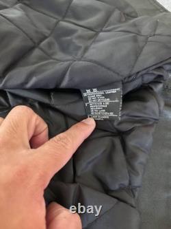 VTG 90s Harley Davidson Black Shovelhead Belted Leather Biker USA Mens L