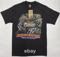 Vintage 1999 Harley Davidson Racing Scott Parker Final Tour Motorcycle T Shirt M