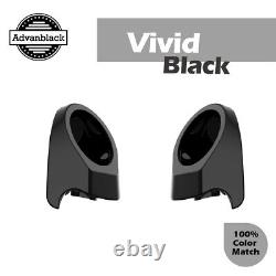Vivid Black 6.5 inch Speaker Pods Fits for Advanblack & Harley King Tour Pack