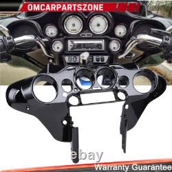 Vivid Black Batwing Inner Fairing For 96-13 Harley Touring Electra Street Glide