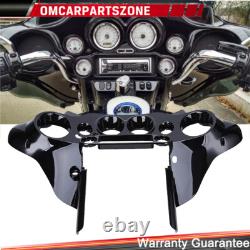 Vivid Black Batwing Inner Fairing For 96-13 Harley Touring Electra Street Glide