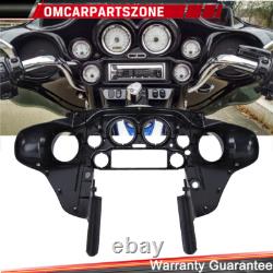 Vivid Black Batwing Inner Fairing For 96-13 Harley Touring Electra Street Glide