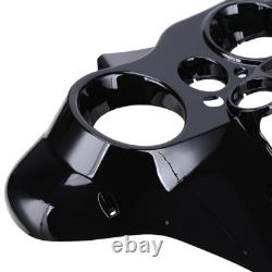 Vivid Black Batwing Inner Fairing For 96-13 Harley Touring Electra Street Glide