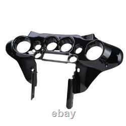 Vivid Black Batwing Inner Fairing For 96-13 Harley Touring Electra Street Glide
