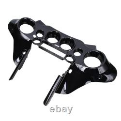 Vivid Black Batwing Inner Fairing For 96-13 Harley Touring Electra Street Glide