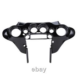 Vivid Black Batwing Inner Fairing For 96-13 Harley Touring Electra Street Glide