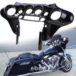 Vivid Black Batwing Inner Fairing For 96-13 Harley Touring Electra Street Glide