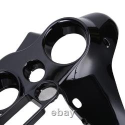 Vivid Black Batwing Inner Fairing For 96-13 Harley Touring Electra Street Glide