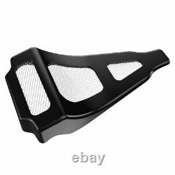 Vivid Black Chin Spoiler For Air-Cooled Harley Davidson Touring 2009-2016