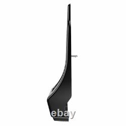 Vivid Black Chin Spoiler For Air-Cooled Harley Davidson Touring 2009-2016