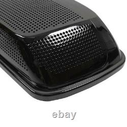 Vivid Black Dual 6x9 Saddlebag Speaker Lid For 2014-Up Harley Touring Road King