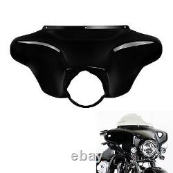 Vivid Black Front Batwing Upper Outer Fairing Fit For Harley FL Touring 1996-13