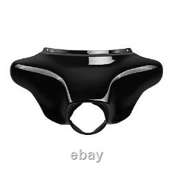 Vivid Black Front Batwing Upper Outer Fairing Fit For Harley FL Touring 1996-13