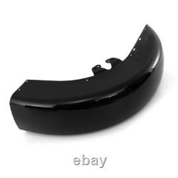 Vivid Black Front Fender Fit For Harley Touring Street Road Glide 2014-2024 2023