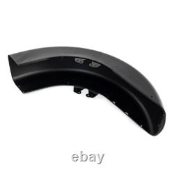 Vivid Black Front Fender Fit For Harley Touring Street Road Glide 2014-2024 2023