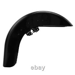 Vivid Black Front Fender Fit For Harley Touring Street Road Glide 2014-2024 US