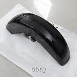 Vivid Black Front Fender Fits For Harley Touring Touring Street Road Glide 14-23