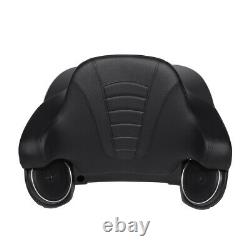 Vivid Black King Pack Trunk Backrest Speaker For Harley Tour Pak Road King 14-20