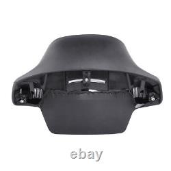 Vivid Black King Pack Trunk Backrest Speaker For Harley Tour Pak Road King 14-20