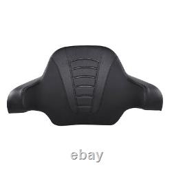 Vivid Black King Pack Trunk Backrest Speaker For Harley Tour Pak Road King 14-20