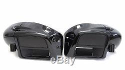 Vivid Black Lower Vented Leg Fairing For Harley Davidson Touring Model 14-20 19