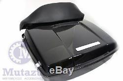 Vivid Black Razor for Harley Davidson HD Tour Pak Trunk Pack pan cake touring