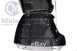 Vivid Black Razor for Harley Davidson HD Tour Pak Trunk Pack pan cake touring