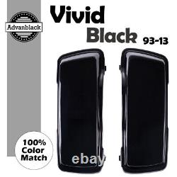 Vivid Black Saddlebag Lid For 1993-2013 Harley Davidson Touring by Advanblack